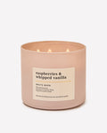 Raspberries & Whipped Vanilla 3-Wick Candle