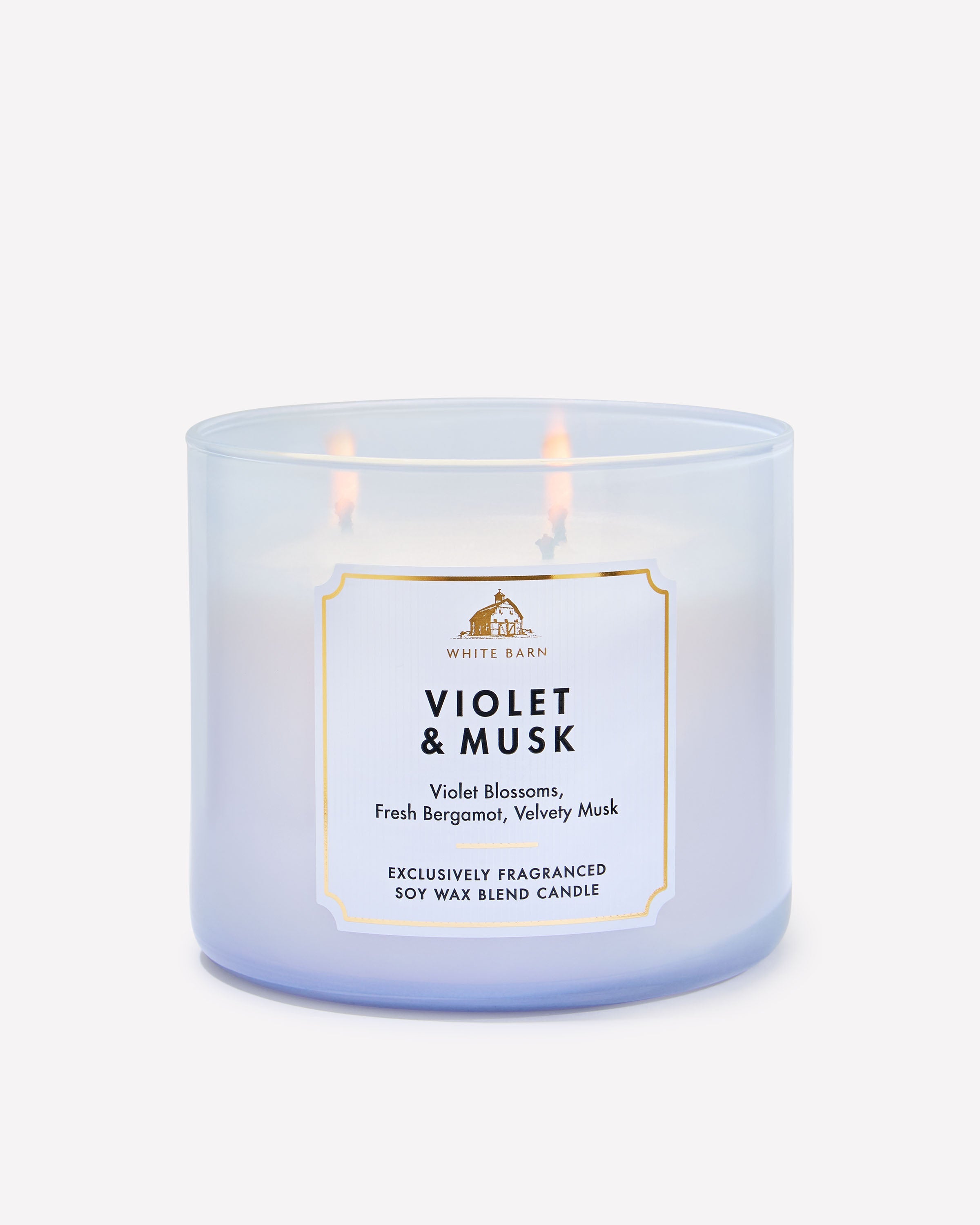 Violet & Musk 3-Wick Candle