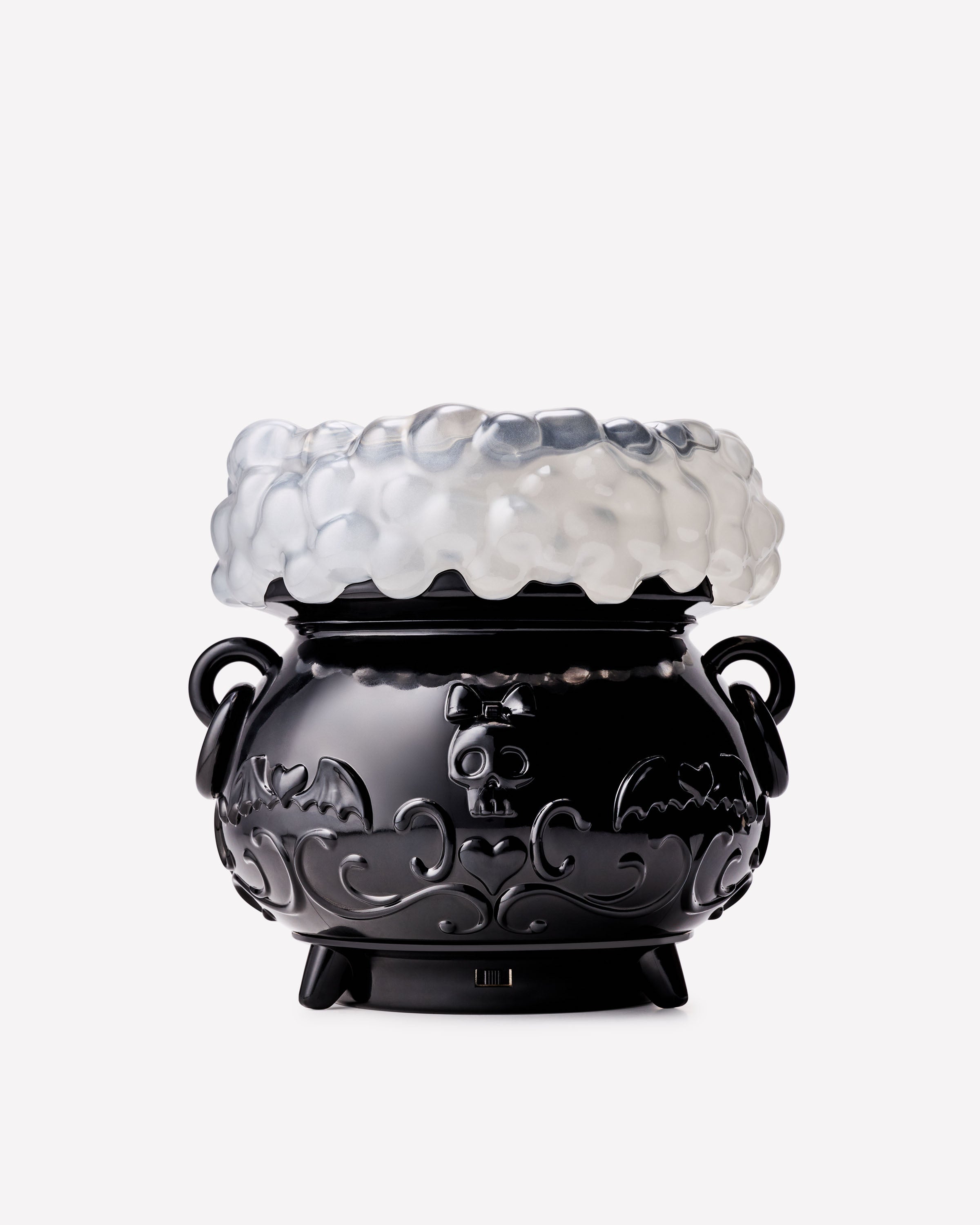 Light-up Color-changing Cauldron Waterglobe 3-Wick Candle Holder