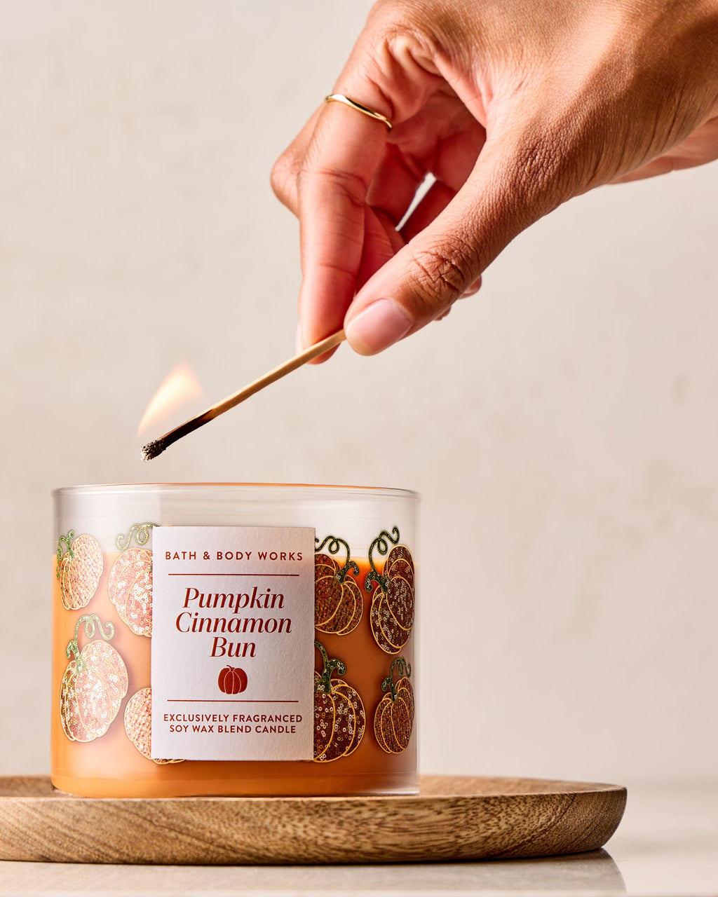 Pumpkin Cinnamon Bun 3-Wick Candle