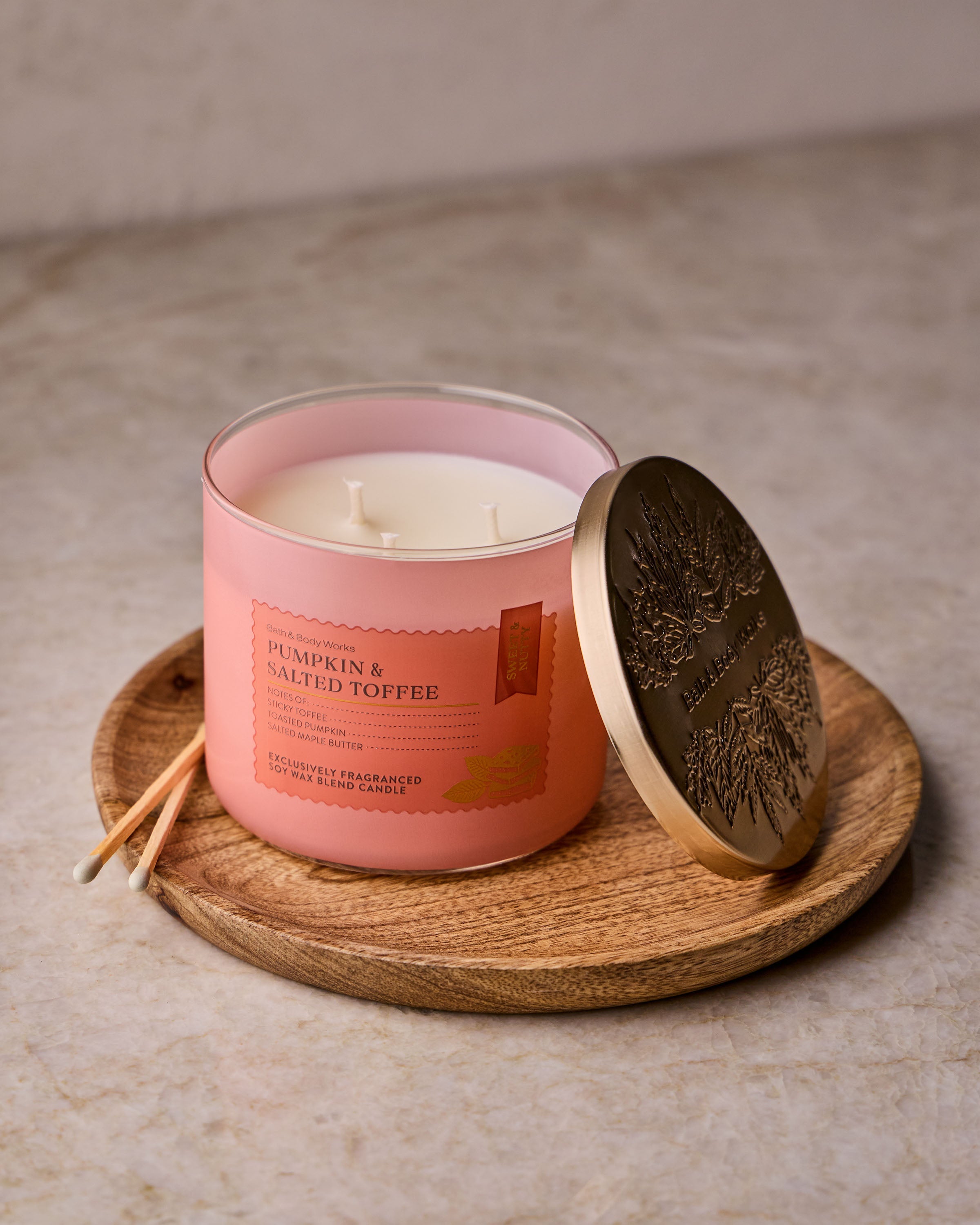 Pumpkin & Salted Toffee 3-Wick Candle