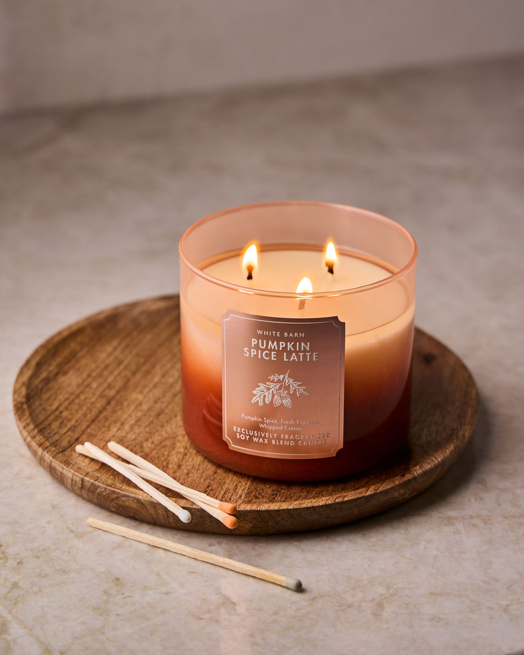 Pumpkin Spice Latte 3-Wick Candle