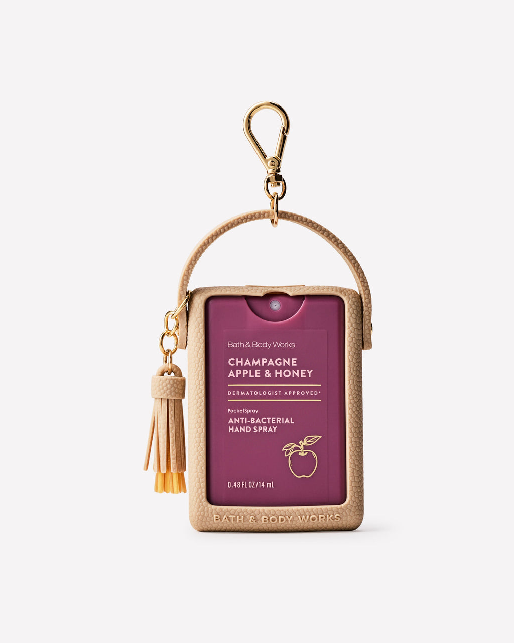 Tan Textured Holder with Strap PocketSpray Holder